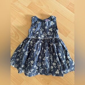 F&F Navy Floral Kids Dress